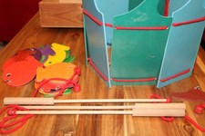 Holz Angelspiel Magnetangel