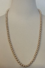 Echte Perlen Kette mit 835 Silber Verschluß aus Nachlass