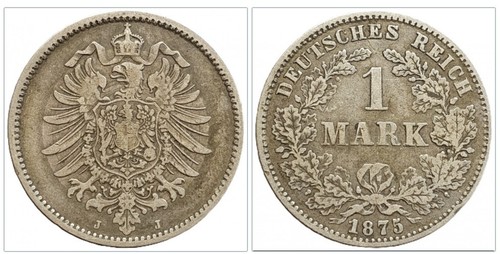 Mark stück 1875 - mark,