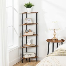 Eckregal mit 5 Ebenen