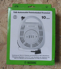 TAE-Telefonkabel-Verlängerung 10m, Automatik, Made in GDR, DDR, top i.O.