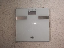 Personenwaage aus Glas bis 180,0 kg in weiß