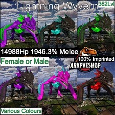 ASA PVE 🦖Survival Ascended Lightning Wyvern Mix Farben Top Statistiken