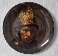 Kaiser Porzellan Teller „Der Mann mit dem Goldhelm“ Rembrandt – Sehr Gut