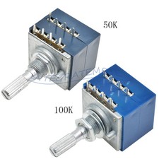 Potentiometer Log ALPS 50K / 100K Audio Amp Volume Control Pot Stereo Loudness
