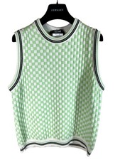 Versace Strickweste kariert