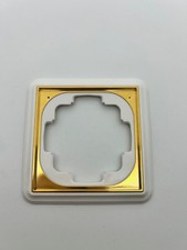 Gira Trias Gala 1-fach Rahmen Reinweiß Weiß mit Goldkante n