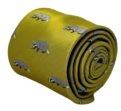 Herren krawatte gelb gold - gelb, mit