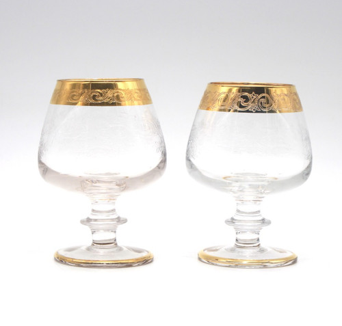 Murano medici cognac glas - 2x,