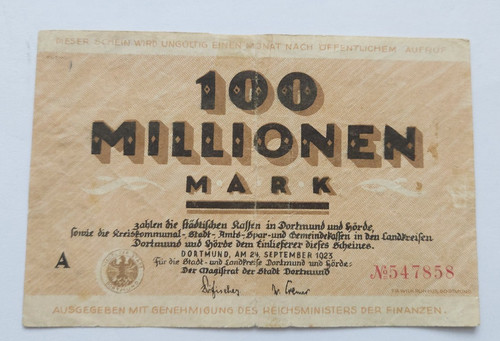 Hundert millionen mark - millionen,