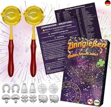 Zinngießen Silvester Set