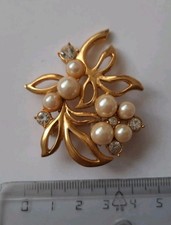 Brosche Anstecknadel Tuchhalter Schal Tuch Clip Strass Broschen Modeschmuck 14