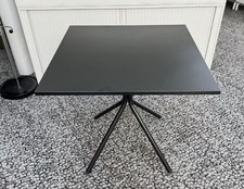 Dauphin Tisch Besprechungstisch schwarz Esszimmertisch 80x80