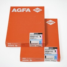 Agfa Record Rapid RRW 111 Baryt SW-Fotopapier 17,8 x 24 cm, 100 Blatt, FB Paper