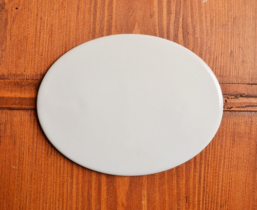 Ovales schild 15cm - ovales,