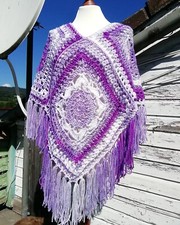 Poncho * Häkelponcho * Hippie * Boho * Sommerponcho 