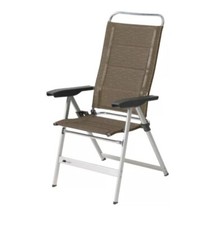 Dukdalf Campingstuhl Brillante, starkes, witterungsbeständiges 3D Mesh Gewebe