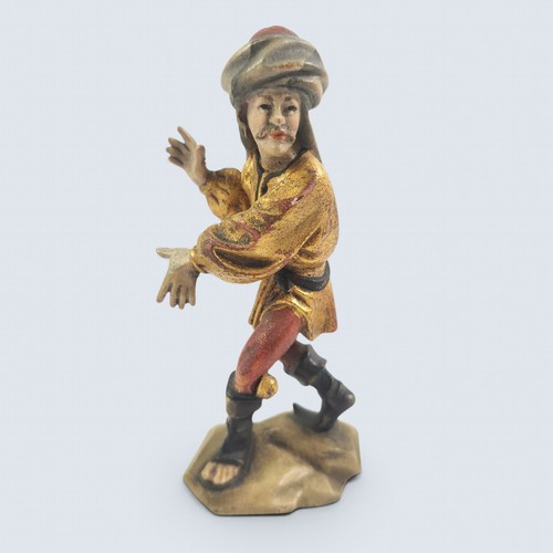 Vintage wood carved moresca - wood,