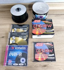 Rohlinge Sammlung CD CD-RW DVD DVD+RW DVD-R Medion Verbatim Tevion