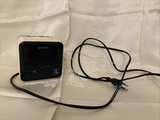 Sony Radio Würfel Retro Vintage UKW Schlummer Alarm Wecker Praktisch Musik Hören