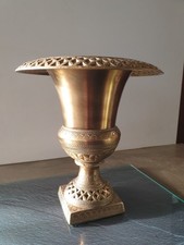 Messing VASE / Kelch Antik /