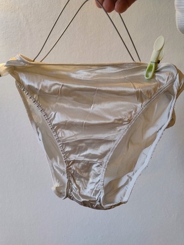 Damenslip satin cut vintage - hi-cut,