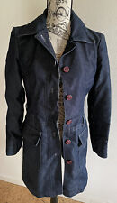 Miss Sixty Mantel/ Jeans Mantel, Gr. S, Dunkelblau, tailliert