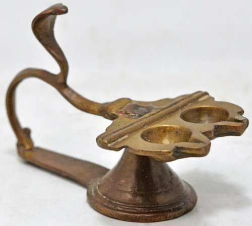 Antike messing diya licht - antike,