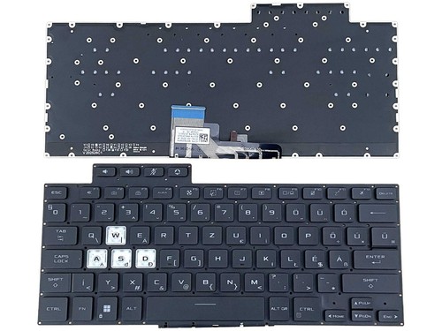 Backlit tastatur ungarisch - ungarisch, for