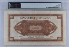 Morocco Marokko: 1000 Francs