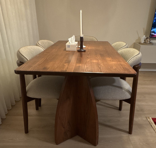 Dunkles holz esstisch - dunkles,