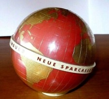 Welt Spardose Sparkasse Hamburg Weltkugel Neue Sparcasse 1864 MK Tuote Schlüssel