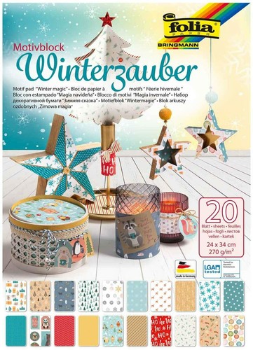 Folia motivblock winterzauber - folia,