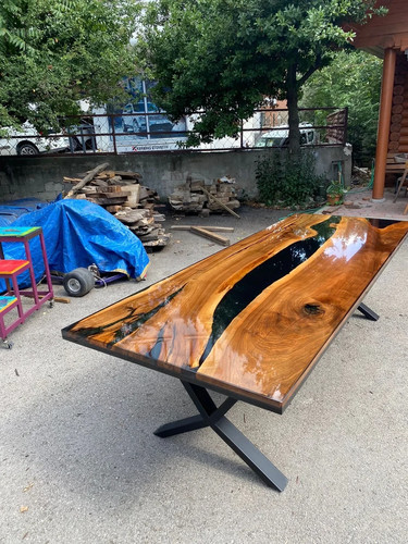 108x40 nussbaum epoxid river - 108x40,