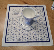 Tasse mit Teller und Deckchen, Royal Tettau, Bavaria, Sammler, Antiquität, gebr.