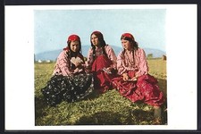 Zigeunerinnen spielen Karten