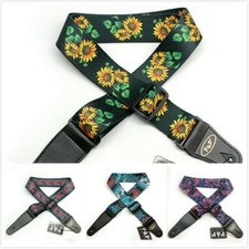 Gitarrengurt Jacquard bestickt