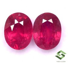 8x6 MM Natürliche Rubin Oval