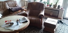 Couch garnitur leder - 2,