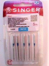 Singer Nadeln 2022 für Overlockmaschine UltraLock 14SH, Größe 90/14, 5 Stück 