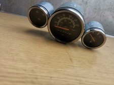 RETRO Roller Flex Tech 50 Tacho Tachometer Chrome KMH Anzeige Motor