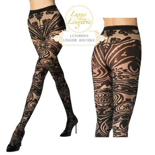 Paisley tattoo tights - tights, by