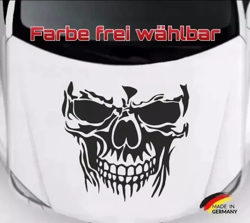 Totenkopf motorhaube seiten - totenkopf,