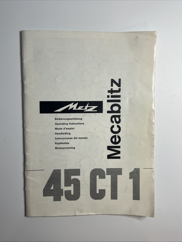 Metz mecablitz 1 - metz,
