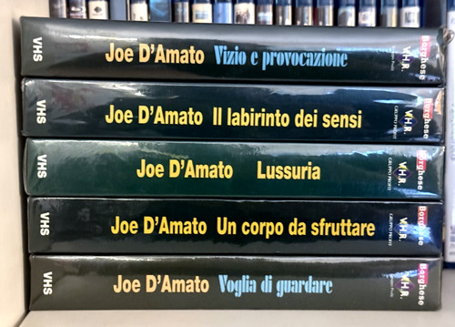 Lot vhs joe amato erotik - d'amato,