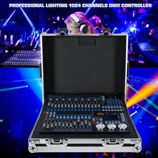 DMX512-Konsole 1024 Kanäle Lichtmischpult Dimmer Disco Party Show mit Flightcase