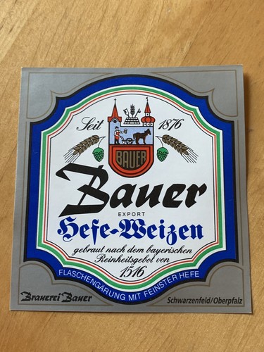 Bier etikett brauerei - bier, bauer