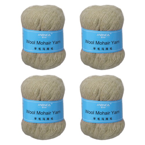 Mohairgarn knäuel 50g - mohairgarn,, 4