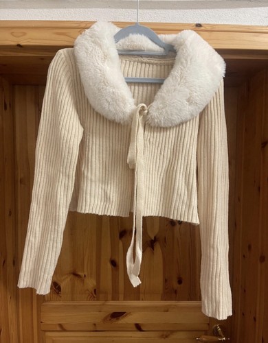 Shein creme strickjacke - strickjacke, fell