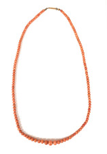 Vintage Korallenkette Rot Echt
